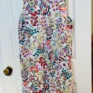 J.Jill sleeveless Linen Dress